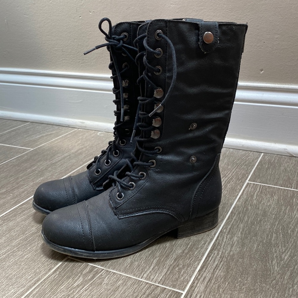 Charlotte Russe Women’s Military Boots Size 6